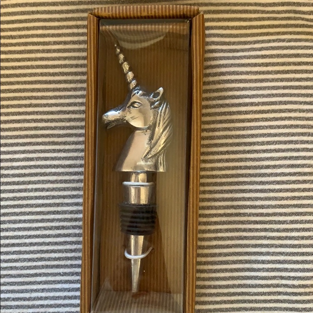 Unicorn bottle stopper